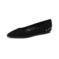 tod's 3268p ballerina donna nero scarpa shoe suede woman [35]