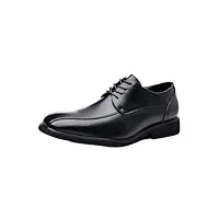 dadawen chaussure derbys cuir homme ville habillées formelles affaires pour costume mariage noir 47