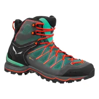 salewa mtn trainer lite mid goretex hiking boots vert,rouge eu 36 femme